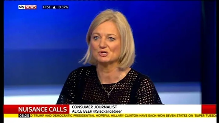 Alice Beer on Sky News Talking About Nuisance Call...