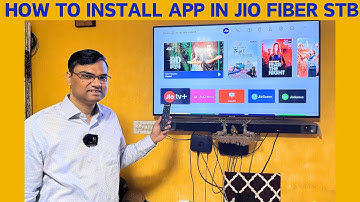 (Hindi) how to install apps in jio fiber set top box | How fix jio app store not working issue