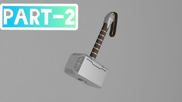 Thor Hammer Modeling in Maya|| Part-2|| Unity ceration