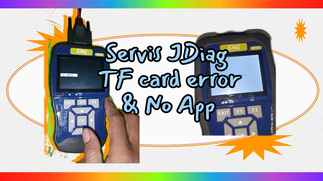 Servis Jdiag M100 kendala TF card error & No App - YouTube