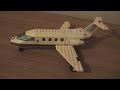 Пассажирский самолёт СУ-100 из LEGO