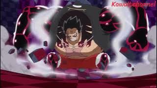 OMFG!!!!  Luffy beats Katakuri in the mirror world Luffy peak Snake Man form.