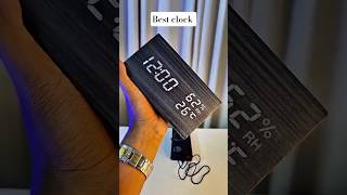 চার্জ নো টেনশন | Smart Wooden LED Alarm Clock | Aesthetic Desk Setup #foryou #viral #viralshorts