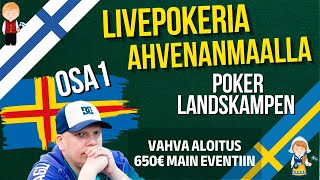 650€ Main Event alkaa vahvasti! 🔥 Livepokeria Maarianhaminassa – PAF Pokerlandskampen 2025 (Osa 1)