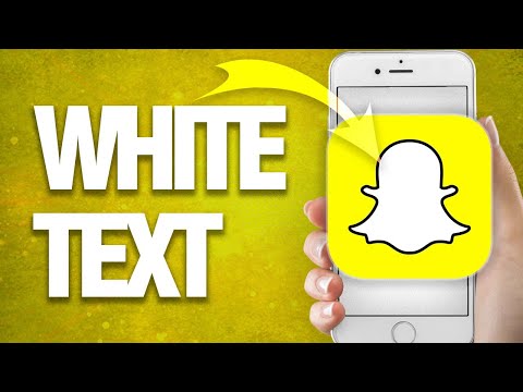 How To Fix And Solve Snapchat White Text | Last Update