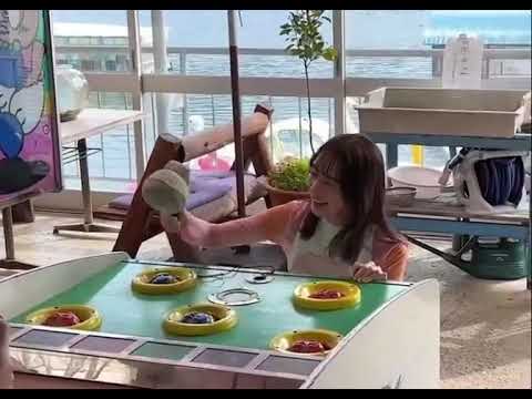 【鈴木絢音】もぐらたたき音さんが可愛すぎるぅ