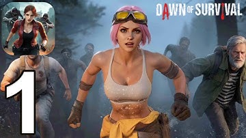 Dawn of Survival Gameplay Walkthrough Part 1 - Chapter 1 and 2 (iOS, Android)