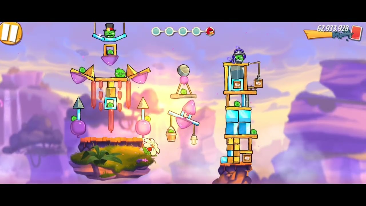 Angry birds 2 daily challenge today (16 january 2026) (extra card silver) (4-5-6) (easy gameplay)