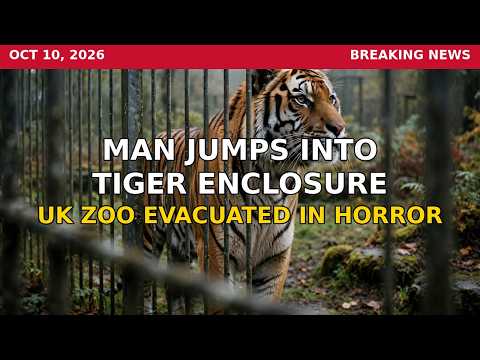 Man Jumps Into Tiger Enclosure, Attacked by Big Cat | UK Wildlife Park Evacuated