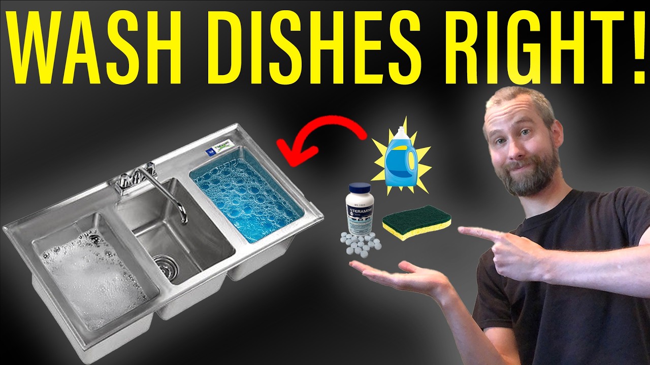 Are You Washing Dishes the RIGHT way?!