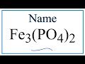 Naming and Charges of Ionic Compounds