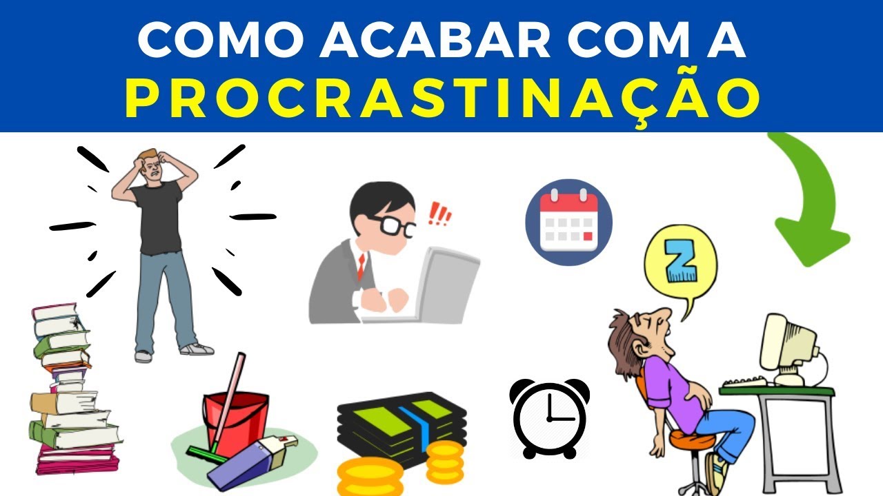 Como Acabar Com a PROCRASTINAÇÃO de Uma Vez Por Todas - YouTube