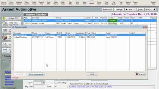 MaxxTraxx Auto Shop Software Video Lessons - Search for an Appointment screenshot 5