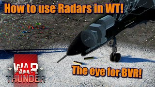 War Thunder Guide on How to use Radars! (Basic Info)