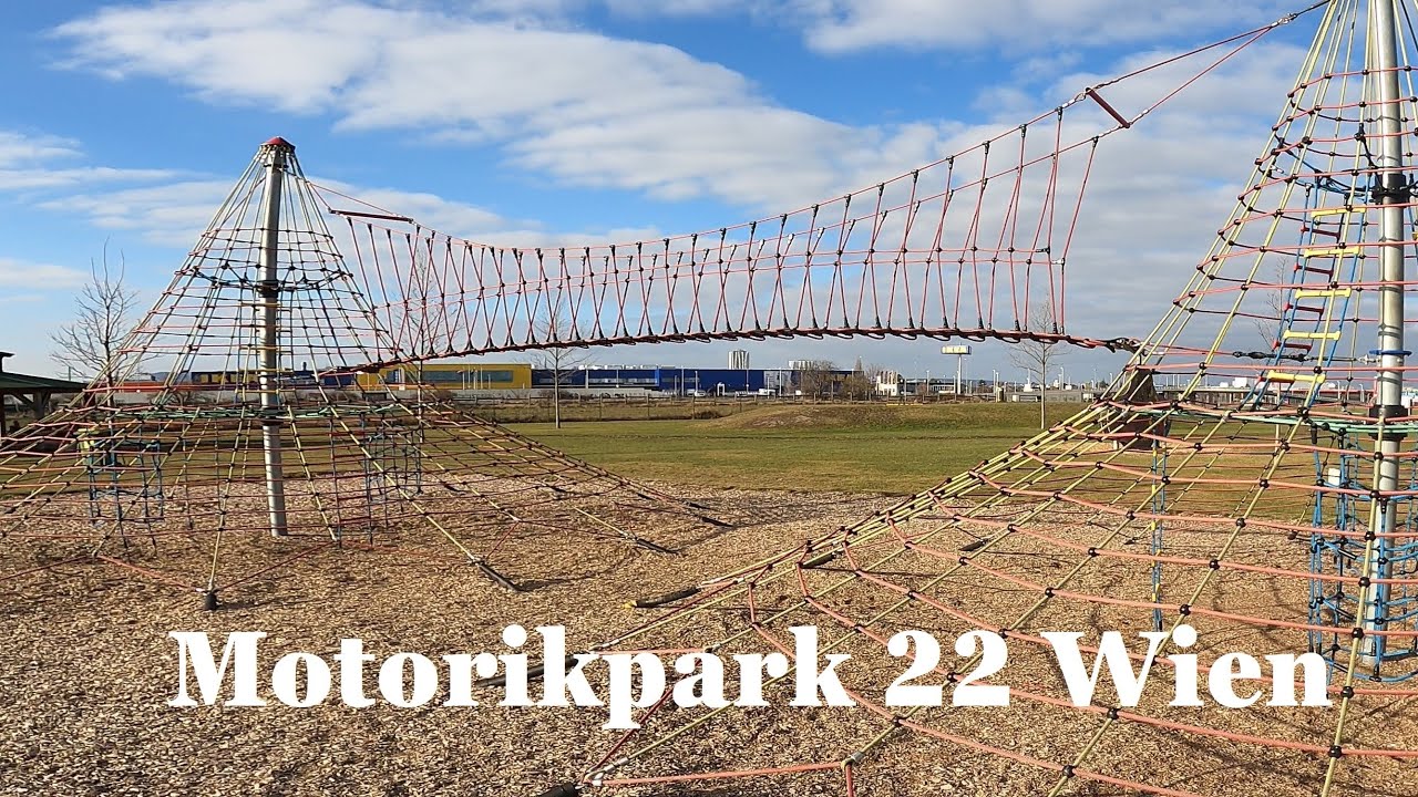 Motorikpark Wien, Winter, Platz für Bewegung und Sport für Groß und Klein