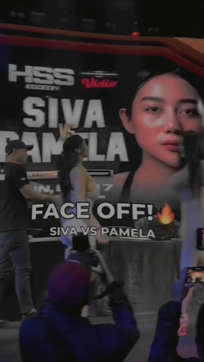 Siva vs Pamela kalian dukung siapa nich? #youtubeshorts #hssports #boxing #pamelasafitri #siva