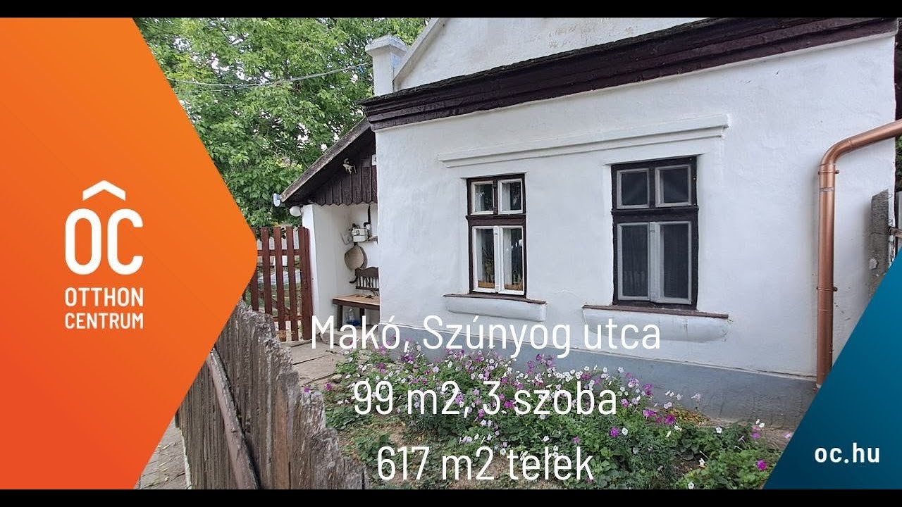 🔑 Kert, tér, nyugalom – 3 szobás családi ház Makón elérhető áron!