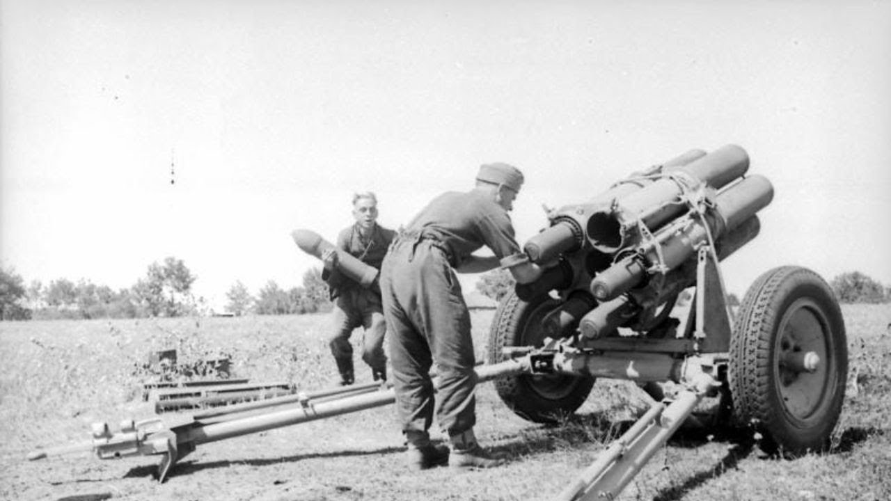 Katyusha Rocket Launchers 16 Rails — Fired in 7 Seconds — Germans Called It 'Stalin Organ
