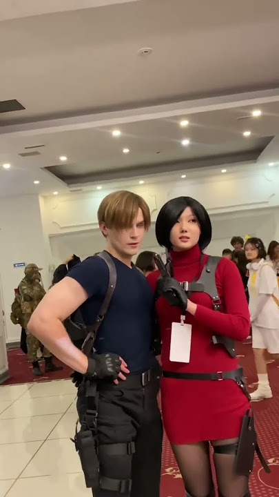 Leon Kennedy and Ada Wong #residentevil #residentevil4remake #cosplay #leonkennedy