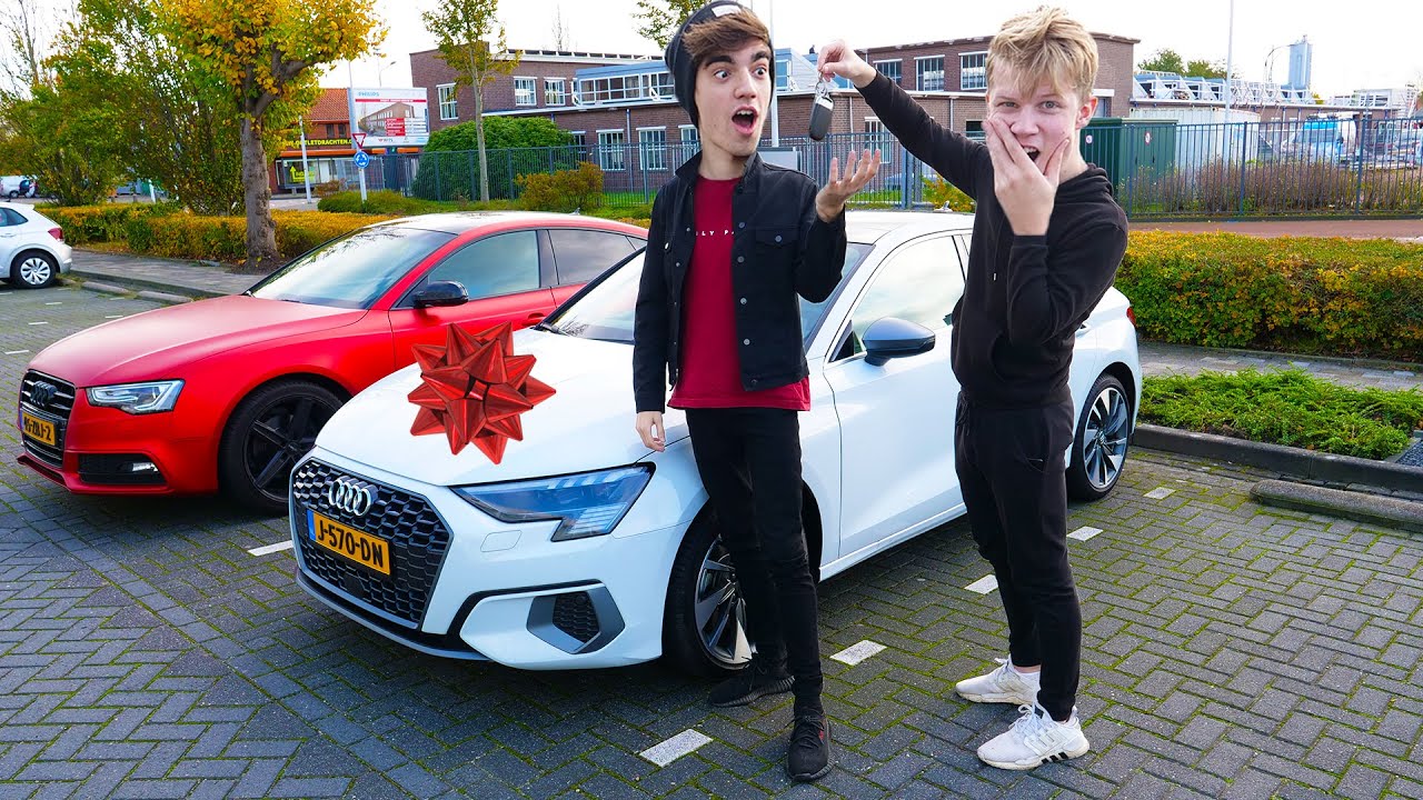 MIJN BESTE VRIEND VERRASSEN MET EEN GLOEDNIEUWE AUTO