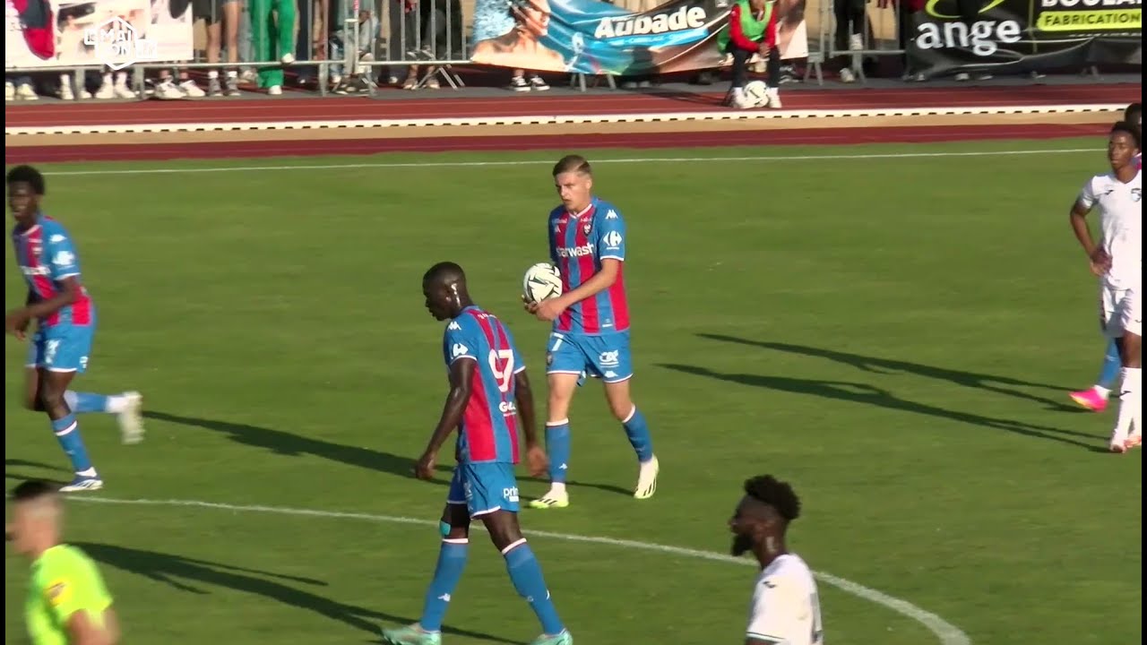 Le but de Norman Bassette lors du match amical SMCaen 1-3 Le Havre AC (19/07/2023)