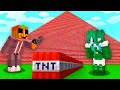 LLENÉ el MUNDO de MI AMIGA de TNT en Minecraft!