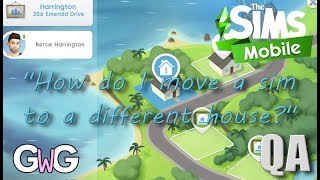 The Sims Mobile- How do I move a sim to a different house? [Questions Answered] screenshot 4