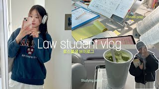 Law School Final Exam Vlog I My daily routine of studying ‍♂ I Buying John Mayer concert ticket