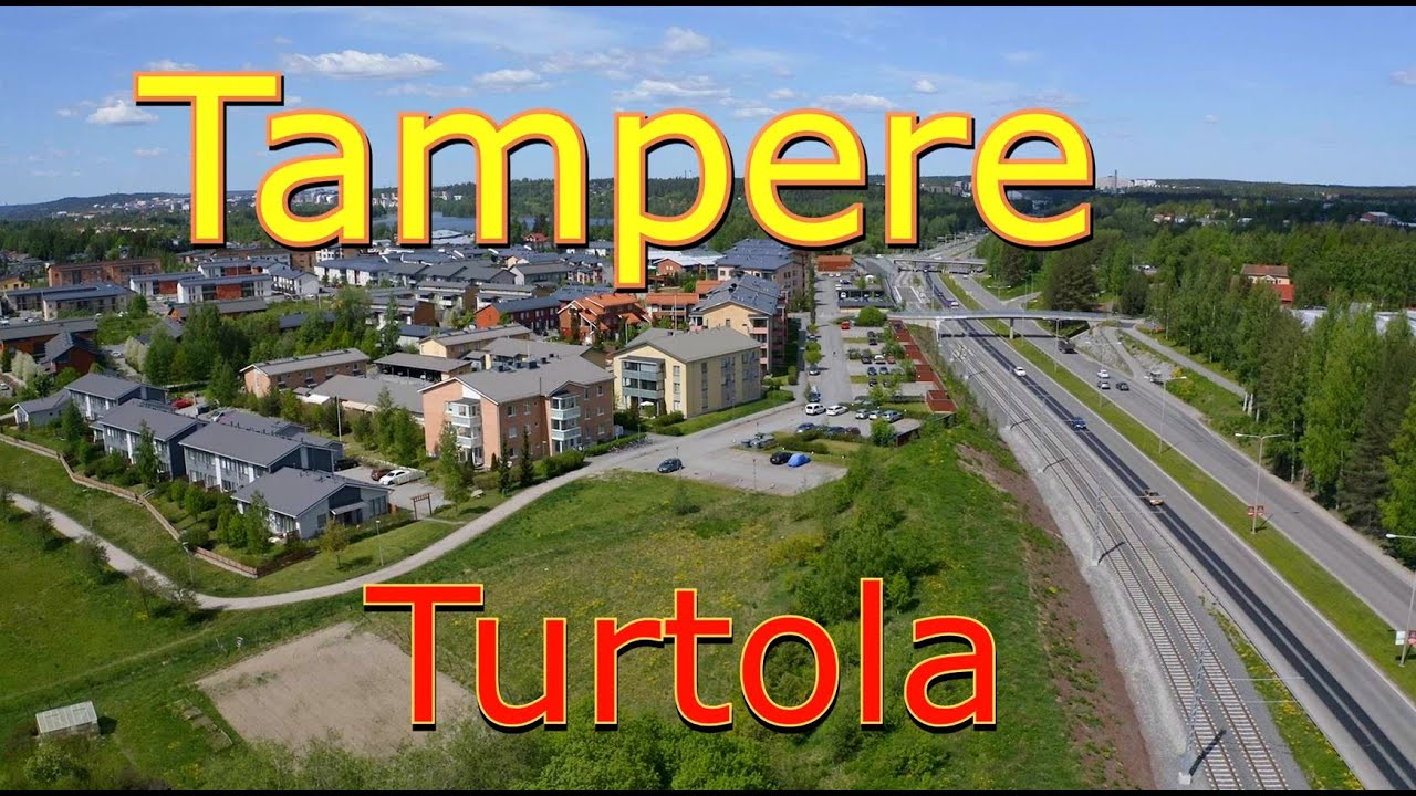 Tampere Turtola ilmasta kuvattuna