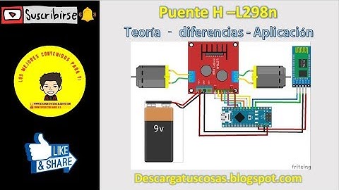 Arduino desde cero #13  - Control de motores L298n - bluetooth