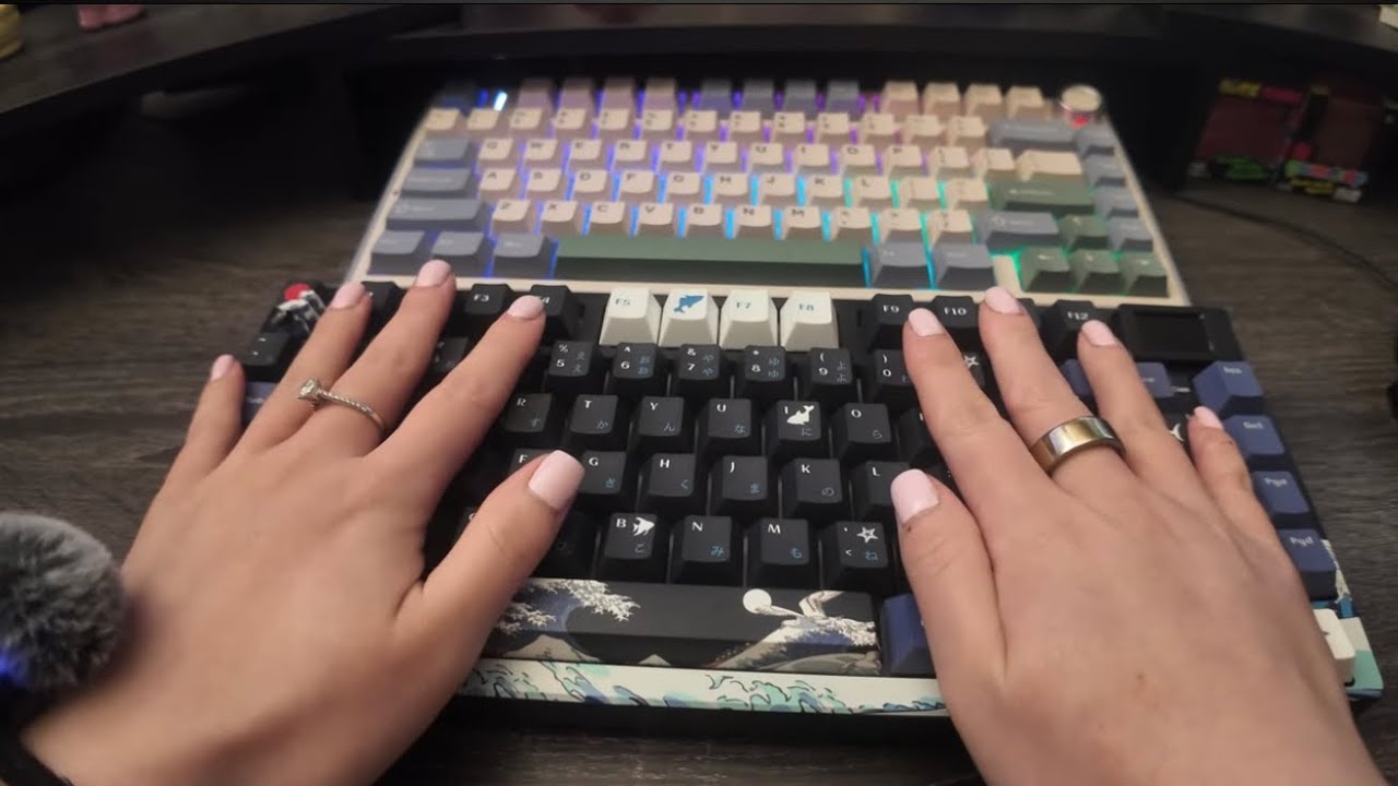 first ASMR video of 2026 | keyboard