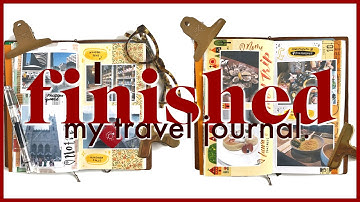 East Coast Travel Journal FINISHED! | Journal with Me