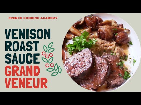Roasted venison with sauce grand veneur, chestnut puree and forest mushroom | Christmas special