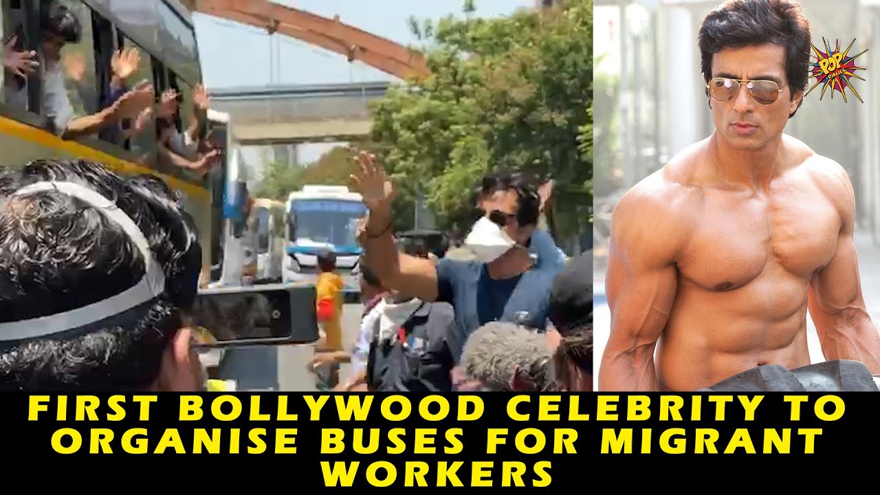 Sonu Sood organise multiple transport buses for hundreds of migrant worker in Mumbai | Lockdown 3.0