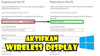 Cara Mengaktifkan Wireless Display di Windows 10 screenshot 4