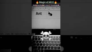 😃⚡️MS Word Magic: Create Ant Symbol 🐜 | #Shorts #MSWord #computer #teacher
