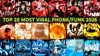 BRAZILIAN PHONK MIX 2026 🔥 TOP 20 VIRAL PHONK & FUNK HITS