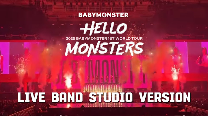 BABYMONSTER - Love in my heart (Hello monster Live Band Studio Version Extended Ver.)