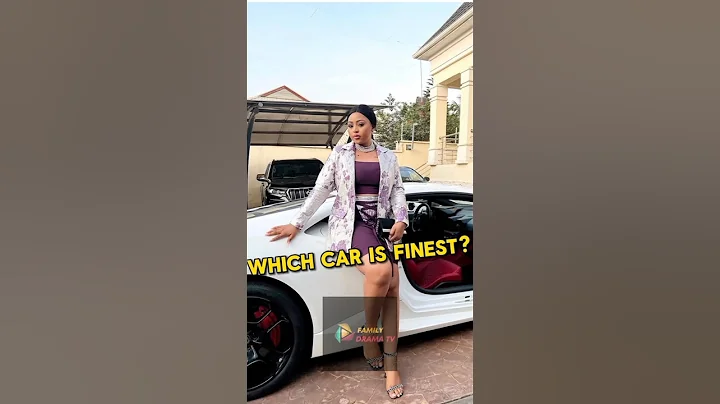Regina Daniels enjoying different cars