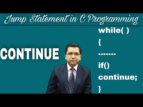 Continue Statement | Jump Statement in C Programming (Part 2) | By Professor Pankaj Gupta | BIIT