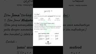 Mengenal Isim Mufrod, Isim Mutsanna dan Isim Jamak.