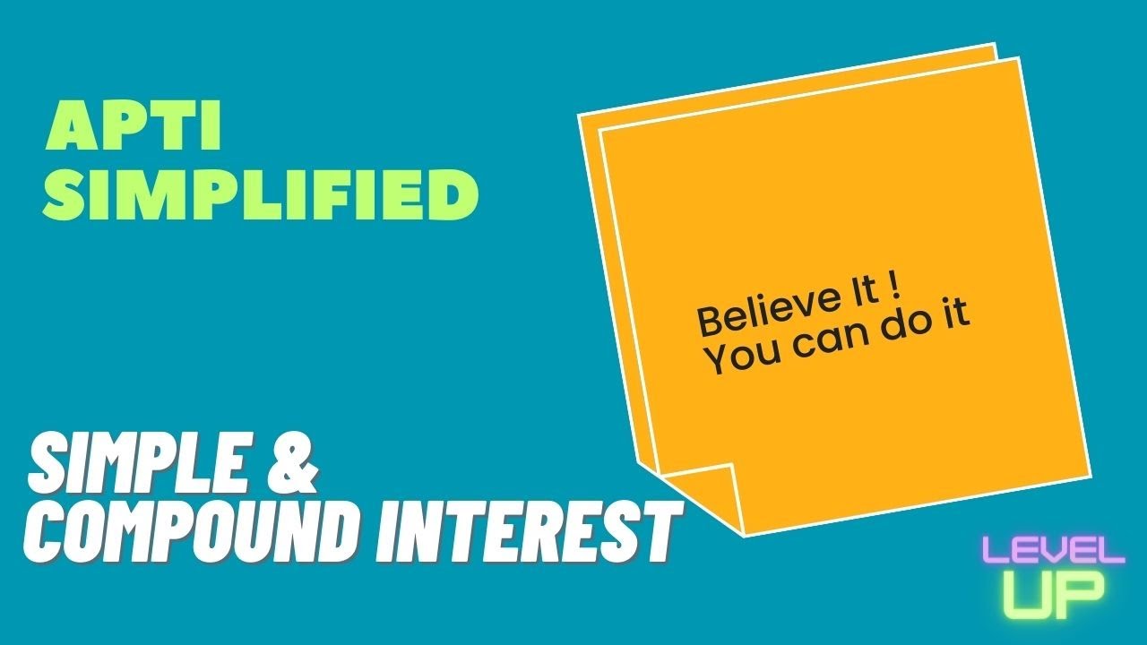 Simple and Compound Interest - YouTube