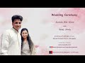 Wedding ceremony live streaming of swetha ann ninan with suraj johny