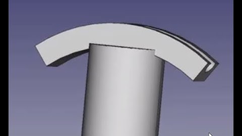 Simple 3D Printable Part made with FreeCAD 0.18 . For beginners but not as a first introduction.