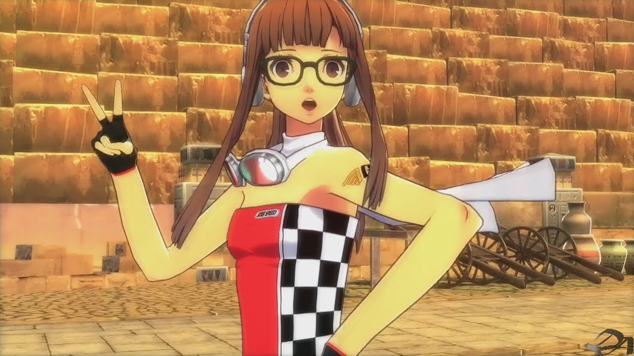 Persona 5: Dancing Star Night Futaba s Racing Queen Costume. 