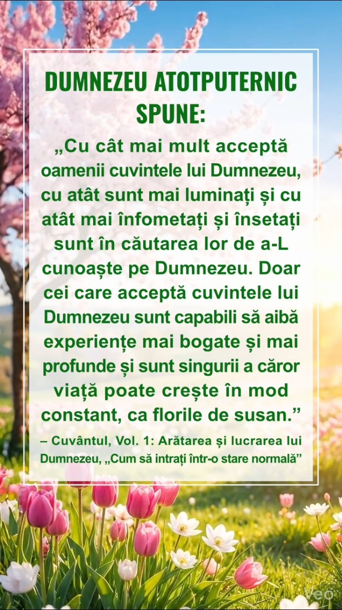 Liniștiți-vă înaintea lui Dumnezeu și citiți cuvintele Lui pentru a vă apropia de El