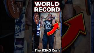 Strict Curl 113kg World Record #gym