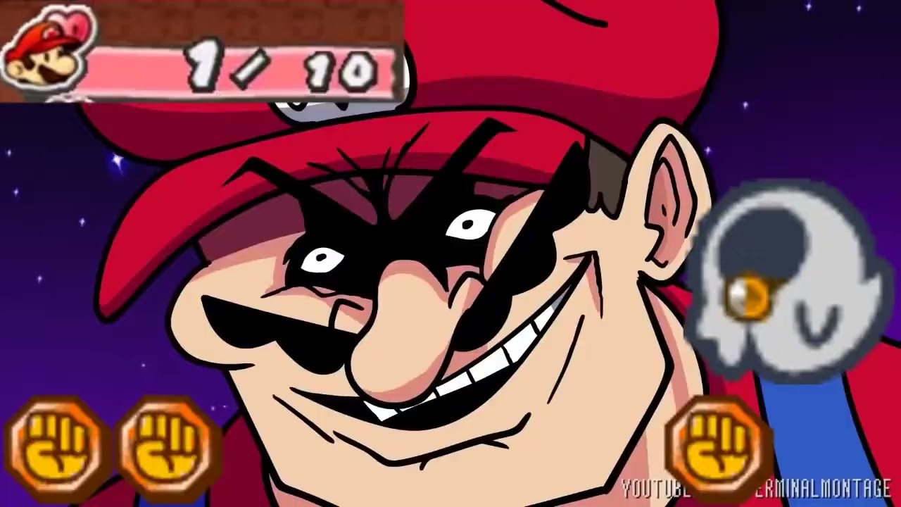 Super Wario Man - Top 15 Mejores Compañeros de Paper Mario (Resubido)