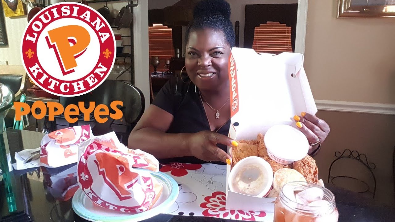 Popeyes Chicken Mukbang