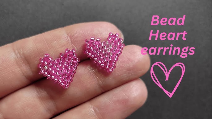 💖Heart bracelet/Lovely hearts bracelet/How to make beaded bracelet/Handmade  jewelry/Diy Beading 